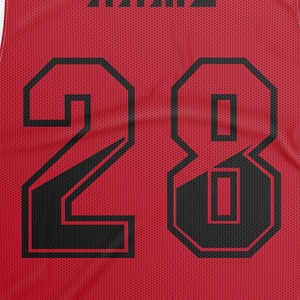 HEALY Custom Digital Print <b>Mens</b> Reversible Basketball Jersey Breathable Durable Plus Size Quick Dry 100% Polyester High Quality - Product Image 4