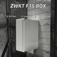 Boîte étanche extérieure en plastique ZWKT F15 230*150*85 IP65 en ABS, boîte de jonction pour terminaux, certifiée CE ROHS -40~+75