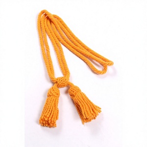 OEM Custom Made Bullion Wire <b>Hat</b> Cord Wholesale Men's Cap Cord Custom Made Uniform <b>Hat</b> Cord - Product Image 4
