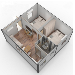 Casa Contenedor de Dos Pisos de Diseño Moderno, Nueva, Cómoda y Lujosa para Villa - Product Image 4