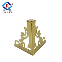 Accessoires de meubles en fer moderne F41 Design populaire de fleurs d'or pour les tables à manger, les hôtels de cuisine-pour les chaises, les canapés
