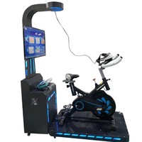 Dynamic VR Indoor Immersive Cycling Exercise Bike Psychological Stress Relief Experience for Home Use Stress Management Center