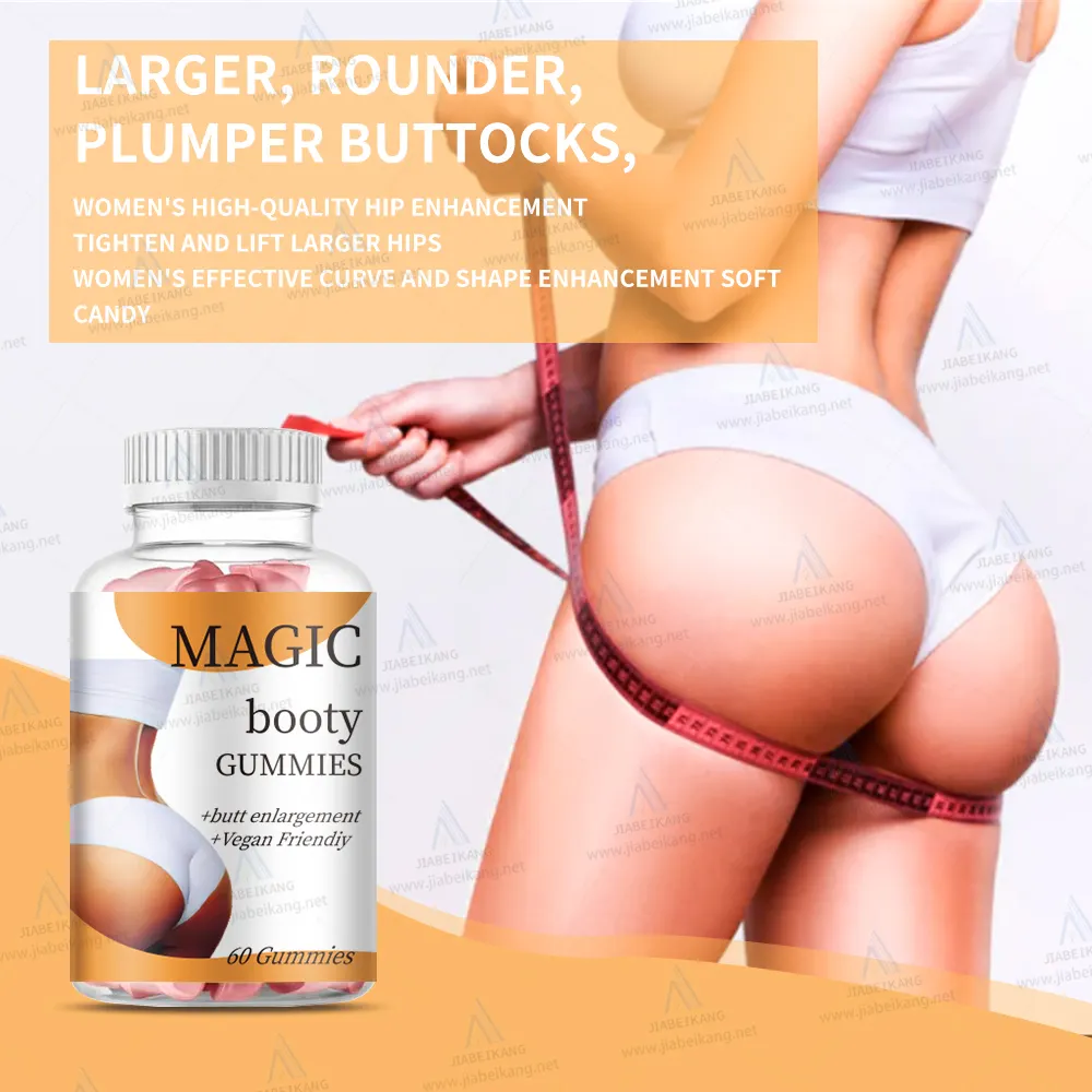 Gommes de vitamines naturelles BBL avec étiquette pour brûler les graisses Aults Butt Lifter Booster Muscle Stimulator Stay Fit Enlargissement