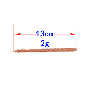 Ciempide-señuelo de gusano de arena biónico, cebo falso de agua dulce, gusano de tierra de mar, cebo suave para pesca en el mar - Product Image 3