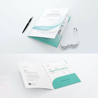 Impresión de Folletos Trípticos Personalizados para Empresas, Transformación Digital, Carpeta con Perfil de la Empresa, Folleto de Marketing Corporativo