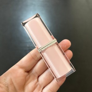ISMAN 3.8g en Stock, Tubo de Lápiz Labial Cuadrado Transparente Rosa, Envase de Lápiz Labial Vacío Personalizado, Empaque Cosmético al por Mayor - Product Image 6