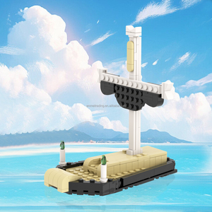 Anime Dracule Mihawk Ghost Fire Coffin Ship Luffy 1 Pieza, Sets de Construcción MOC, Bloques de Construcción de Ladrillos para Armar, Juguetes para Niños MOC1525 - Product Image 2