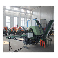 Murah 20 25 30 40 50 ton prosesor kayu bakar bensin Driven PTO Automatic Log Splitter untuk dijual