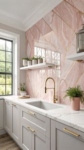 Piastrelle in Porcellana Rosa 600x600 - Pavimentazione Antiscivolo <span class=keywords><strong>per</strong></span> Interni e Bagni di Case Moderne - Product Image 2