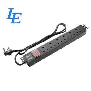 Unidad de Distribución de Energía Trifásica de 6 Vías Tipo Sudáfrica de 19 Pulgadas para Montaje en Gabinete de Servidor PDU 1.5U Original de Fábrica - Product Image 3