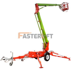 Elevador portátil Manlift de remolque remolcable telescópico de 20m a precio de fábrica Fasterlift con capacidad de carga de 300kg nuevo elevador recogedor de cerezas - Product Image 1