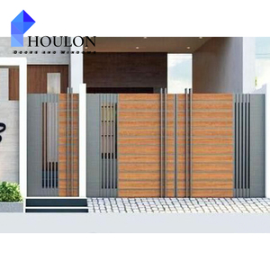 Barrières de sécurité concurrentielles fabriquées <span class=keywords><strong>en</strong></span> Chine Portes <span class=keywords><strong>d</strong></span>'<span class=keywords><strong>entrée</strong></span> extérieures <span class=keywords><strong>en</strong></span> ferronnerie à bas prix Modèle <span class=keywords><strong>d</strong></span>'ouverture rétractable automatique - Product Image 1