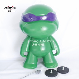Mascotte universelle pour voiture et camion, nouvelle poupée tortue <span class=keywords><strong>ninja</strong></span> avec lumière LED et aimants sous les pieds - Product Image 4