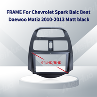 Meihua Accessoires d'intérieur Panneau radio Android pour Chevrolet Spark Baic Beat Daewoo Matiz 2010-2013 Dash Kits