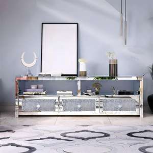 Table TV en miroir brisé très demandée et compétitive pour salon - Product Image 3