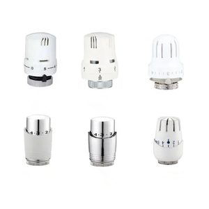 Válvula de radiador manual en ángulo con interfaz sellada niquelada para conectar el radiador de calefacción de tubería de plástico de aluminio - Product Image 6