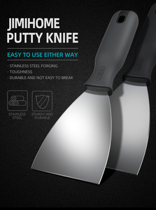 Jimihome Multi Size Rvs Metalen Schraper Stopverf Mes Plastic Handvat Verf Schraper <span class=keywords><strong>Tool</strong></span> - Product Image 2