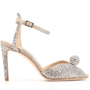 Handmade Customized Pearl Sandals Designer High Quality Fashion Wedding Dress Shoes Ladies Heels - Product Image 3