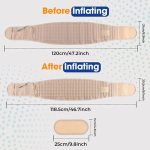 Ceinture de décompression lombaire médicale en cuir Fitease pour soulager la douleur, soutien du dos, traction d'air lombaire - Product Image 6