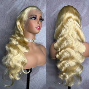 Vente en gros de perruques en cheveux humains ondulés non traités de couleur naturelle en provenance de Chine, perruques en dentelle non adhésives en cheveux humains de couleur naturelle - Product Image 3