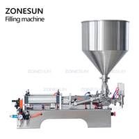 Machine de remplissage de flacons de désinfectant pour les mains à l'alcool, de gel nettoyant et de savon liquide entièrement pneumatique ZONESUN ZS-GT2P