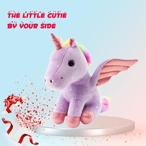 Jouets en peluche <span class=keywords><strong>licorne</strong></span> violette, cadeau mignon pour filles, anniversaire, jouets en peluche doux, jouets en peluche pour bébés, tout-petits, filles, enfants, décoration, figurines en peluche <span class=keywords><strong>licorne</strong></span> - Product Image 4