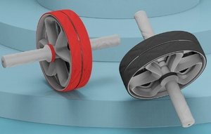 Thiết Kế Mới Bụng Bánh Xe Con Lăn AB Đôi Bánh Xe Huấn Luyện Viên Bụng Bài Tập Cho Phòng Tập Thể Dục Và Nhà Bụng Bánh Xe - Product Image 3