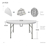 Pince à table ronde de réception, de 200cm, offre spéciale