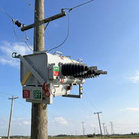Interrupteur de coupure isolé au gaz SF6 extérieur 630A 27kV 40.5kV 50/60Hz WILLPOWER LBS monté sur poteau pour ligne de distribution électrique