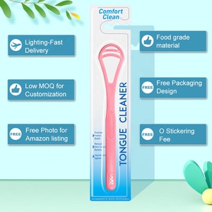 ISO được phê duyệt Y Tế cấp vệ sinh răng miệng chăm sóc bàn chải nhựa lưỡi chất tẩy rửa scraper - Product Image 6