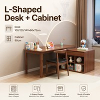 Plateau de clavier multifonctionnel moderne 3-en-1 en bois de caoutchouc massif durable, couleur personnalisable, pour bureau à domicile, chambre d'étudiant