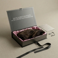 Emballage de Luxe Personnalisé pour Cheveux Tressés en Kit/Coffret