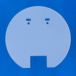 Discos Redondos de Quartzo Polido Personalizados e Discos de Vidro de Quartzo, com Opção de Furação - Product Image 2