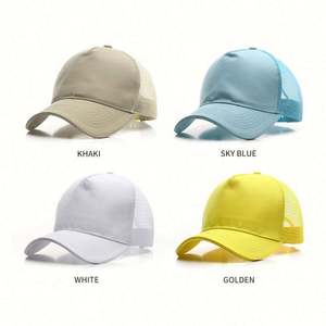 Gorras de Béisbol Beige Verde de Alta Calidad para Promoción, Logotipo Personalizado, Bordado 3D, Malla Impermeable y Transpirable - Product Image 5