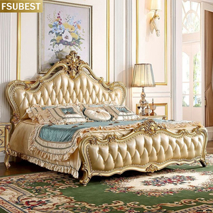 Hotel Bed Frame Luxury Bed Frame Lit <strong>Cama</strong> Yatak Letto Letti Bedden Bedroom Furniture Cadre <strong>De</strong> King Set Madera Muebles - Product Image 2
