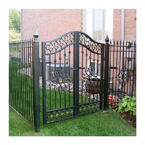 Ace, la más nueva puerta abatible doble de hierro forjado, diseño de puerta de parrilla Interior de hierro forjado, <span class=keywords><strong>bisagra</strong></span> de diseño de puerta principal de hierro forjado - Product Image 1