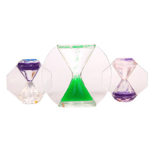 <span class=keywords><strong>Sablier</strong></span> rotatif à mouvement liquide en acrylique, jouet anti-stress, ornement décoratif à effet d'huile - Product Image 4