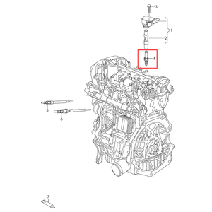 04E905602F Spark Plug for VW Audi TSI Engine Ignition Plug | OE Replacement - Product Image 5
