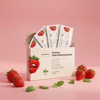 Solution Efficace pour Dents Sensibles en 14 Jours, Blanchiment Puissant, Améliore la Santé Dentaire, Sans Alcool, 28 Bandes, Marque Privée