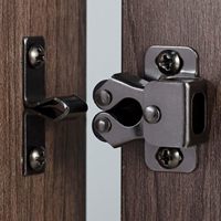 Loquet à double rouleau pour porte d'armoire Loquet à usage intensif pour placard de placard