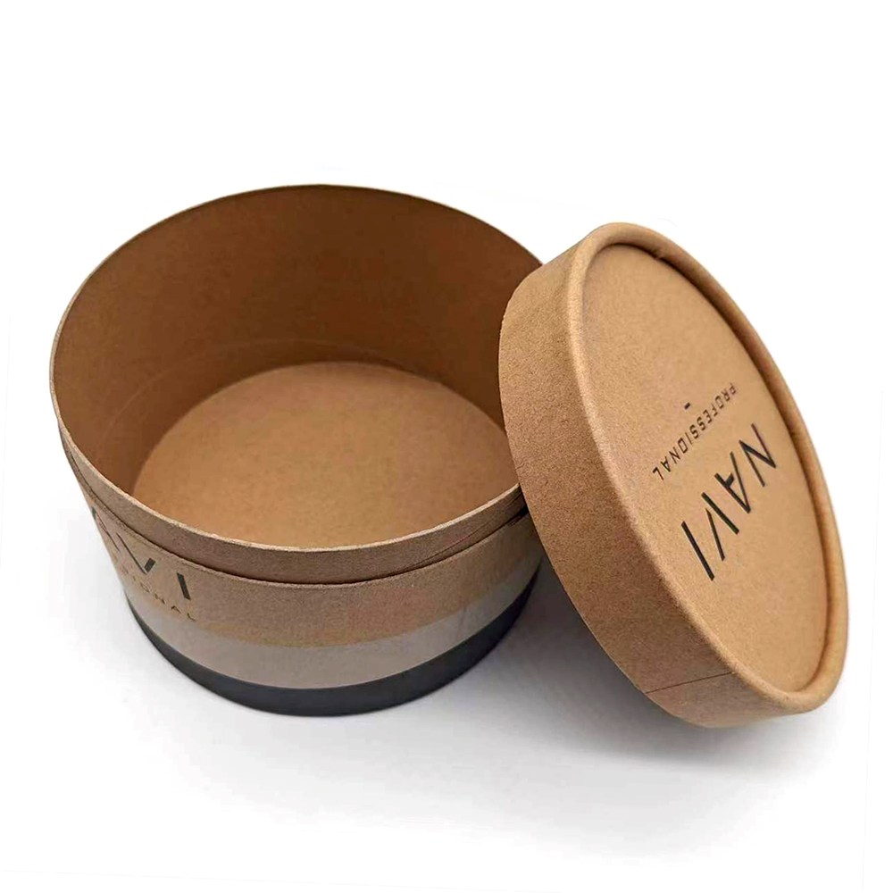 Customized Round Biodegradable Cylinder Kraft Cardboard Paper Tubes Package Box Cosmetic Packaging Paper Tube