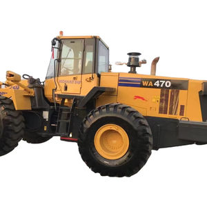 Haute qualité utilisé KOMATSU WA470 chargeuse sur pneus 7 tonnes charge nominale 5.20m capacité de godet composants de base moteur moteur pompe de boîte de vitesses - Product Image 1