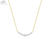 Collier Pendentif en Or Massif 18 Carats Fait Main avec Diamants Naturels Véritables, Couleurs Mixtes, Bijoux de Fiançailles, Usage Quotidien, Vente en Gros