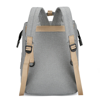 Sac à couches imperméable et personnalisé pour bébé, fourre-tout de luxe pliable et humide, sac de grande capacité pour maman, sac à dos pour allaitement