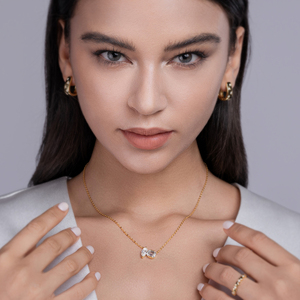Wholesale 925 <strong>Silver</strong> Gold Plated VVS Marquise Stone and <strong>Emerald</strong> Moissanite Stone Setting <strong>Necklace</strong> Women Pendant <strong>Necklace</strong> - Product Image 6