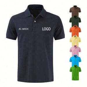 ออกแบบเสื้อโปโลแขนสั้น ชุดยูนิฟอร์มธุรกิจ เสื้อผ้าผู้ชาย สั่งทำพิเศษ พร้อมปักลาย เสื้อโปโล - Product Image 1