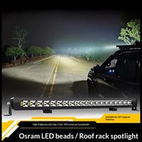 Barre lumineuse LED à faisceau spot mince 12V 24V pour camion, SUV, 4x4, conduite tout-terrain