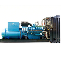 Générateur diesel 1500 kW, alternateur 380 V/110 V, triphasé, synchrone, sans balais, ATS, groupe électrogène refroidi par eau, tension nominale
