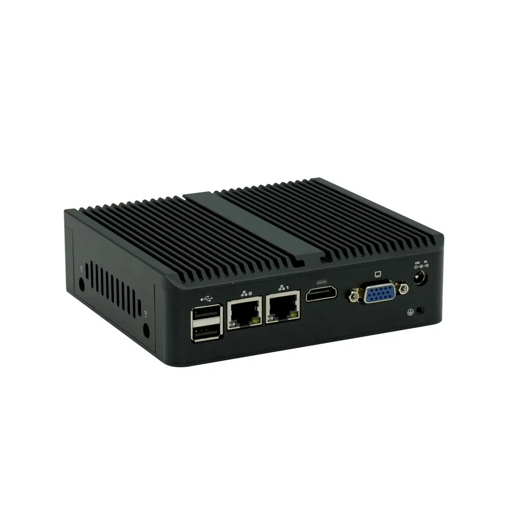 Wanlan Nano J1900 Mini PC Fanless Mini PCS Dual Lan Dual Com Computers Mini PC Industrial Gateway Computer