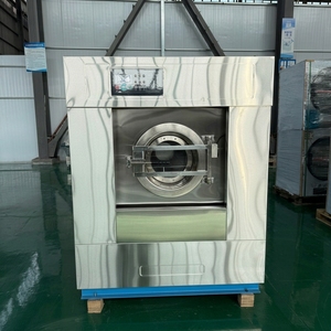 Laveuse-essoreuse industrielle 15 100 kg, machine de lavage automatique en acier inoxydable pour hôtel, hôpital, blanchisserie - Product Image 4